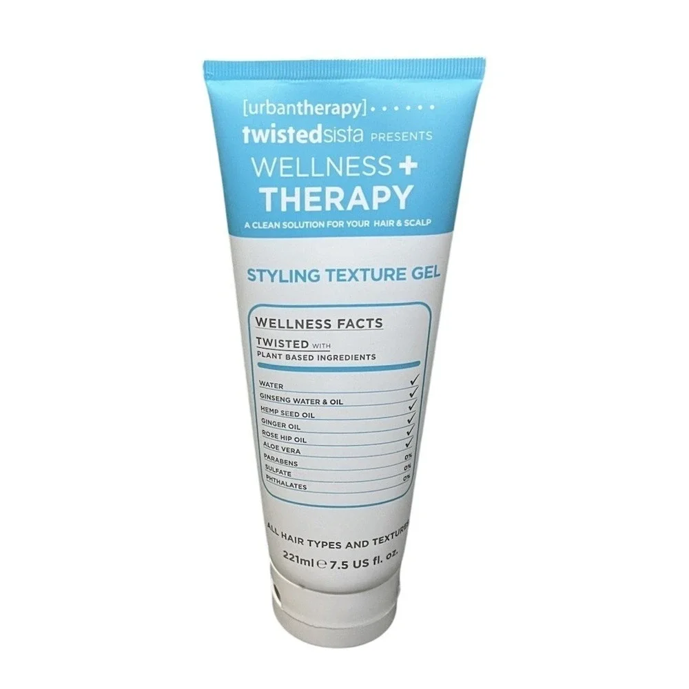 Twisted Sista Urban Hydration Wellness Therapy Styling‎ Texture Curly Gel 7.5oz